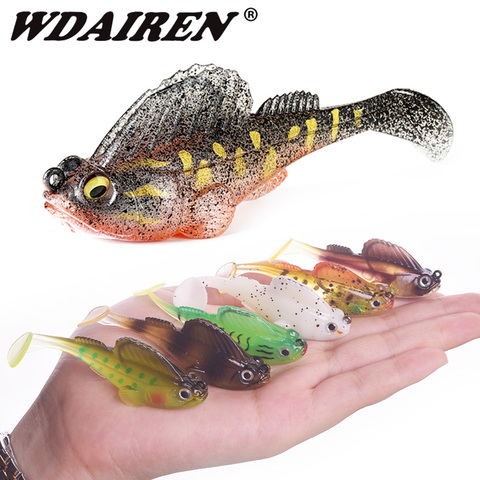 1pcs Dark Sleeper Swimbaits Soft Lure 12g 22g Fishing Pike Lure Bass Deep Running Paddle Tail Swimbait Lead Anti-hang Jig Lure ► Photo 1/6