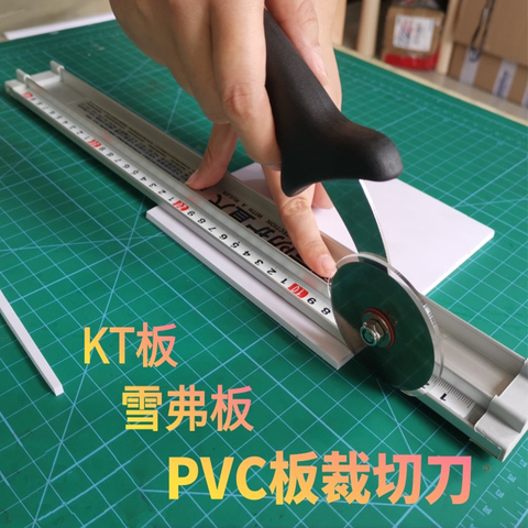 For Kt Board Pvc Board Manual Cutting Ruler Aluminum Alloy Anti-Skid Positioning Cutting Ruler Cutting Tack Woodworking Tools ► Photo 1/6