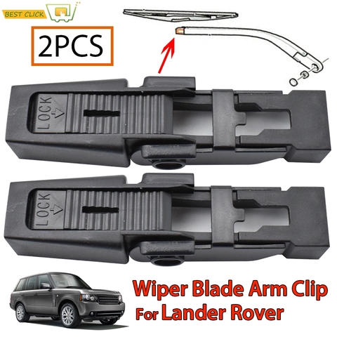 2X Front Wiper Arm Blade Clip Fixing Set For Land Rover Discovery II L318 Range Rover L322 OE# 61618231740 Car Replacement ► Photo 1/6