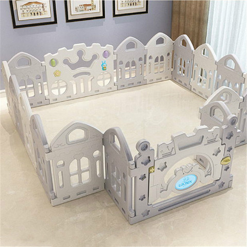 Baby Fence Toddler Children Crawling Mat Baby Game Baby Safety Fence Kids Play House Indoor Toys Baby Playpen Play Yard ► Photo 1/6