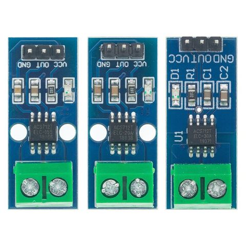 1pcs ACS712 5A/ACS712 20A/ACS712 30A Hall Current Sensor Module ACS712 model  ACS712 5A 20A 30A ► Photo 1/6