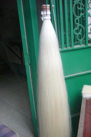 250g Top quality Stallion white mongolia bowhair 85 cm violin bow parts ► Photo 1/1