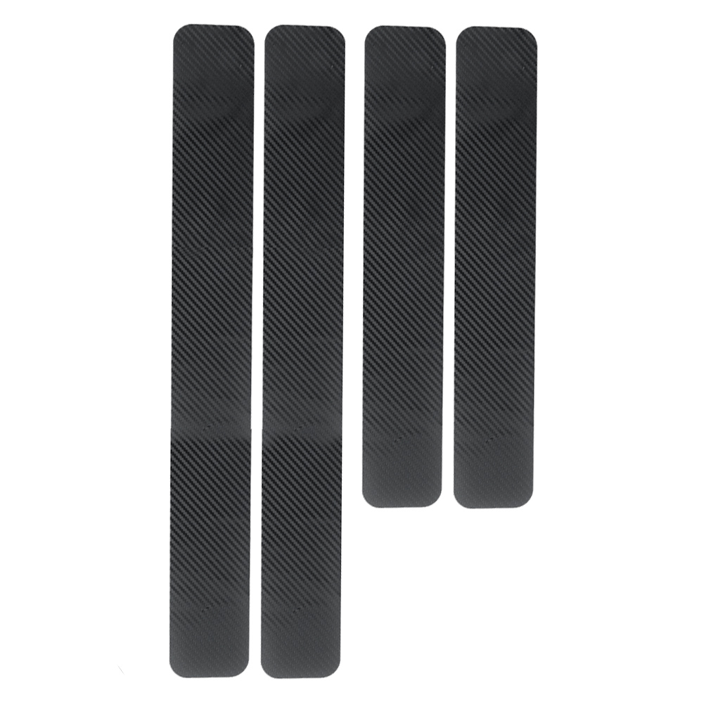 4pcs 3D Carbon Fiber Look Car Door Plate Sill Scuff Cover Sticker Panel 60*6.8cm/40*6.8cm moulding styling door sill Stickers ► Photo 1/6