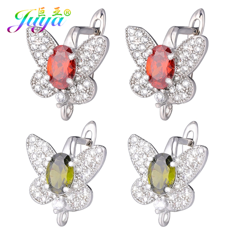 Juya DIY Gold/Silver Color Shvenzy Supplies Earwire Butterfly Earring Hooks Accessories For Needlework Trendy Earrings Making ► Photo 1/6