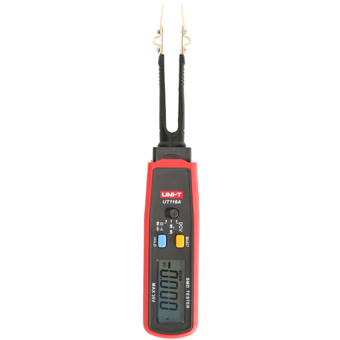 UNI-T UT116A SMD Tester Meter Multimeter Rotable Tweezer Resistance Capacitance LED Diode Continuity Battery Tester ► Photo 1/5