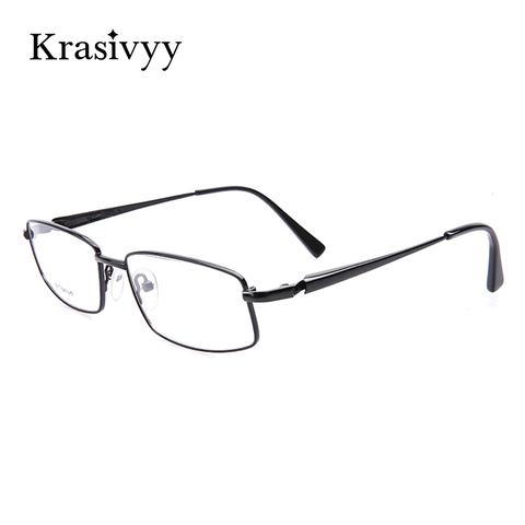 Krasivyy Titanium Glasses Frame Men 2022 Brand Design Korean Style Prescription Eyeglasses Frame Ultralight Women Myopia Eyewear ► Photo 1/6