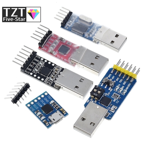 CP2102 USB 2.0 to UART TTL 5PIN Connector Module Serial Converter STC Replace FT232 CH340 PL2303 CP2102 MICRO USB for aduino ► Photo 1/6