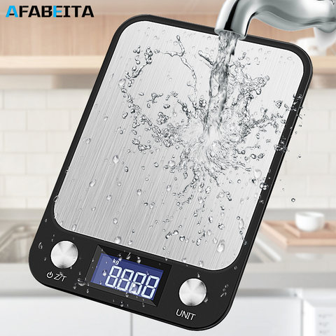 5/10KG Kitchen Scale Stainless Steel Portable Food Scale LED Electronic  Scales Jewelry Baking Weight Digital Scale - AliExpress