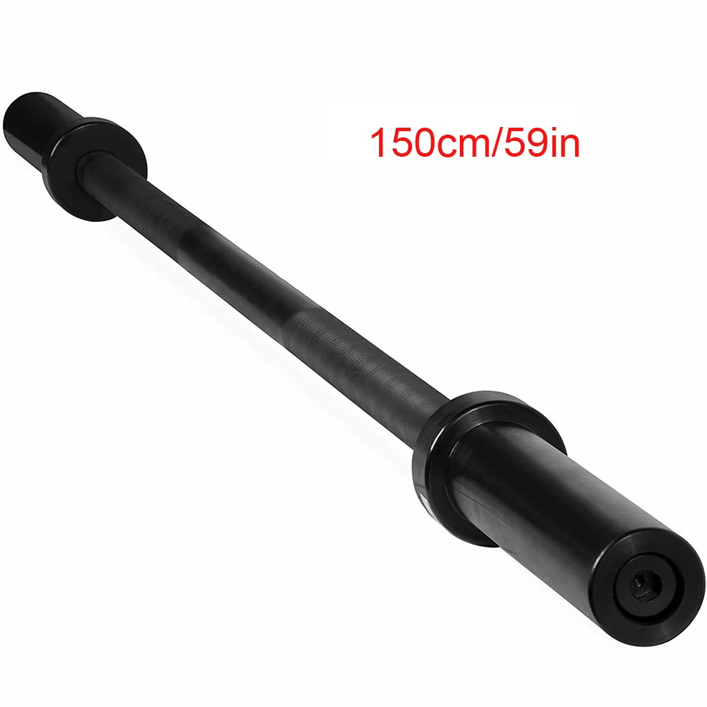 Benficial 5 Olympic Weightlifting Bar for Cross Training Weight Lifting with 2 Hole Heavy Duty Steel Construction with Chrome Finish,1 x Weightlifting Bar,1 x Two 3-Layer Circlips 