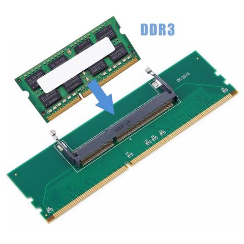 Memory Adapter The Adapter Card Laptop 200 Pin Internal Memory to Desktop DDR3 Adapter Practical Durable Portable Connector ► Photo 1/6