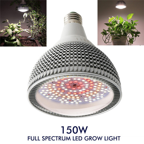 Full Spectrum LED Grow Light 150W E27 Bulbs Lamp Lighting for Indoor Plants Seeds Flowers Greenhouse Veg Garden Phyto Growbox ► Photo 1/6