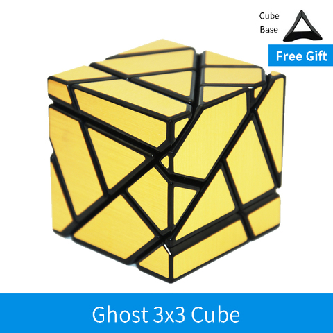 Lefun FangCun Black Base Ghost 6cm Cube Magico 3x3 Strange-shape Magic Cube Puzzle Hollow Sticker SpeedCube Educational Toys ► Photo 1/1