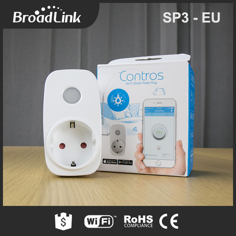 Broadlink SP3 eu/Contros Smart Wireless WiFi Socket 16A 3500w remote Power Supply Plug IOS Android Remote Control ► Photo 1/6