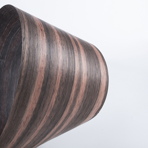 1 Roll Natural Ebony Wood Mozambique，Daniela Veneer Thin Wood Solid Handmade DIY Speaker Guitar Floor Furniture Skin 250*15cm ► Photo 1/5