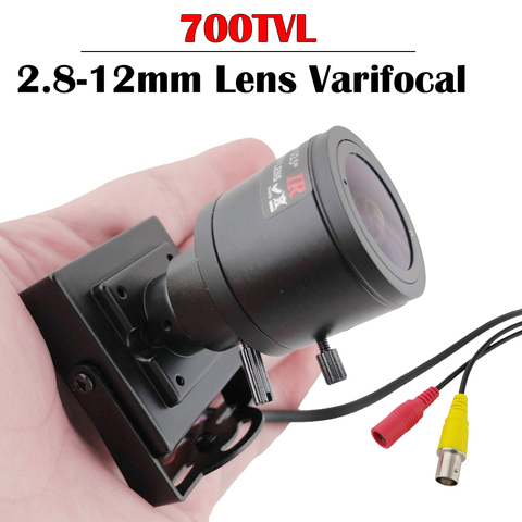 2.8-12mm Lens Varifocal Mini Camera 700tvl Manual focusing Djustable Lens CCTV Camera Car Overtaking Camera ► Photo 1/6