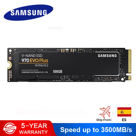Samsung 970 EVO Plus 500GB PCIe 3.0 NVMe M.2 Internal V-NAND Solid