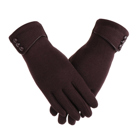 New Winter Warm Gloves Women Touch Screen Fleece Lined Thermal Mittens Outdoor Driving Ski Windproof Gloves Thick/Thin ► Photo 1/6