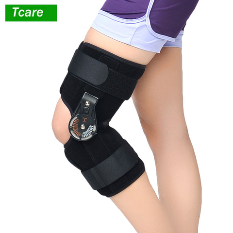 1Pcs Knee Joint Brace Support Orthosis/Adjustable / Medical Ligament Sport Injury Splint Knee Fracture Protector S,M,L ► Photo 1/6