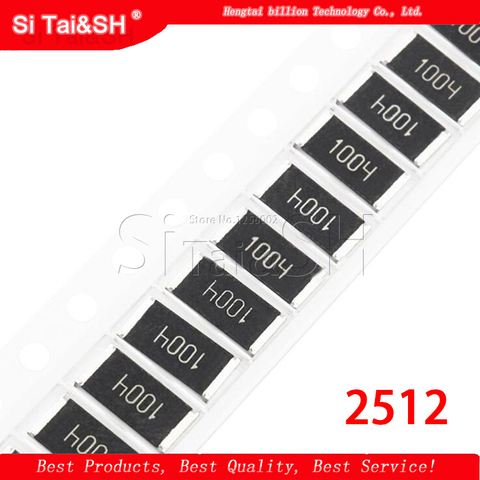 50Pcs 2512 SMD chip fixed resistor 1% 1W 0.1R 0.01R 0.05R 0.001R 0.33R 1R 0R 10R 100R 2W 0.001 0.01 0.1 0.33 0.05 1 0 10 100 ohm ► Photo 1/2