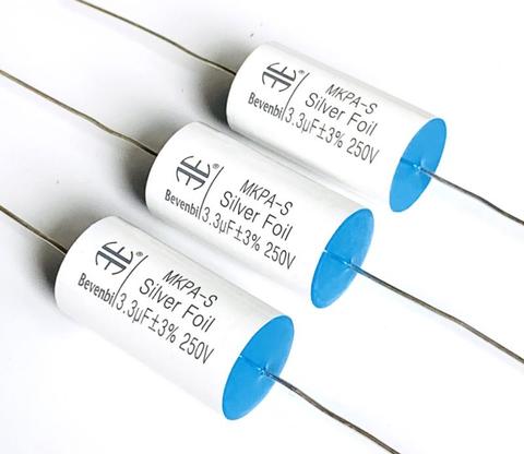 10pcs/lot Bevenbi 250V MKPA-S Gold and silver foil high-end polypropylene custom polypropylene film capacitor free shipping ► Photo 1/4