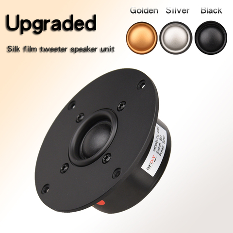 HIFIDIY LIVE 4 4.25 Inch HI-FI AUDIO Tweeter Speaker Unit Black Silk membrane 8OHM 30W ATreble Loudspeaker D1-103S D1-108S ► Photo 1/6