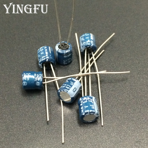 10pcs 47uF 6.3V Japan ELNA 5x5mm 6.3V47uF Audio capacitor Blue ► Photo 1/1