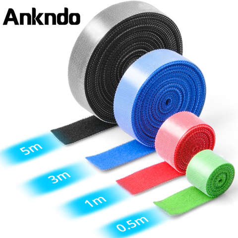 Ankndo Cable Management USB Cable Organizer Wire Winding Headphone Holder Mouse Wire Earphone Holder HDMI Cord Clip Protector ► Photo 1/6