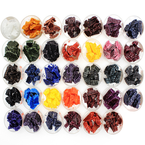 5g/Bag 34 Colors Candle Dye Chips Multi Color Flakes Candle Wax Color Dyes For Paraffin Soy Wax Craft DIY Candle Making Supplies ► Photo 1/6