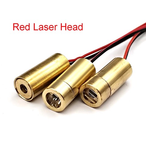 Laser Head 650nm 9mm 3V 50mW Laser Cross Diode Module Red Copper Head Red Laser Head ► Photo 1/5