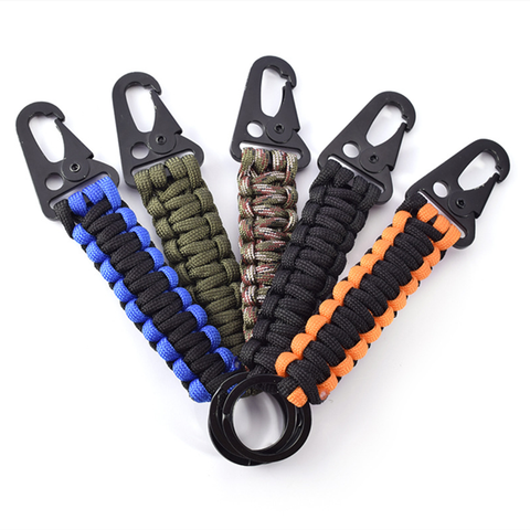 MKENDN Carabiner Umbrella Rope Keychain Outdoor Camping Climbing Tactical Survival Tool Eagle beak Snap Clip Lock Buckle Hook ► Photo 1/1