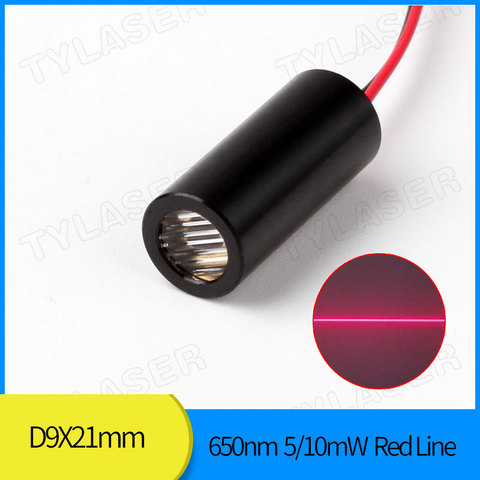 9mm 650nm 5mW 10mw Red Line Laser Module Industrial Grade APC Driver ► Photo 1/5