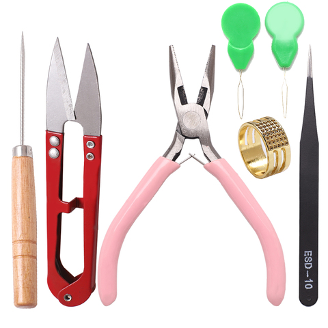 Jewelry Making Tools With Pliers/ Scissors/ Wax Rope/Tweezers/ Jump Rings/B7000 Glue For Jewelry Making Accessories DIY Crafts ► Photo 1/6