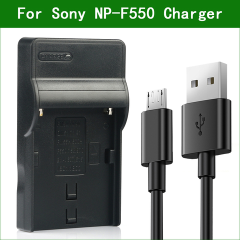 NP-F550 NP F550 Battery Charger for Sony NP-F330 NP-F570 NP-F730 NP-F750 NP-F770 NP-F930 NP-F950 NP-F960 NP-F970 NP-F980 NP-F990 ► Photo 1/6