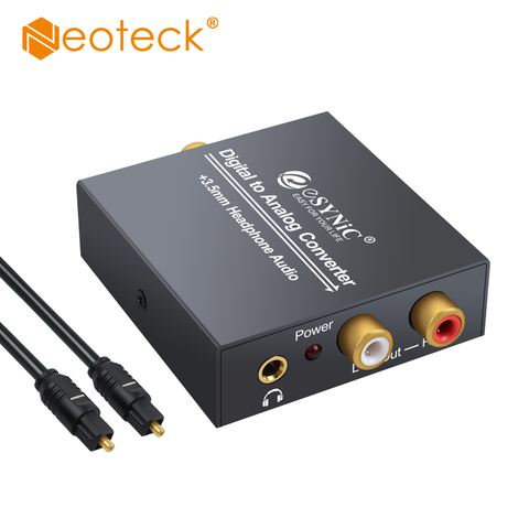 Neoteck 96Khz Digital to Analog Analogue Audio Converter 24-bit S/PDIF DAC Audio Converter Adapter For Amp ► Photo 1/6