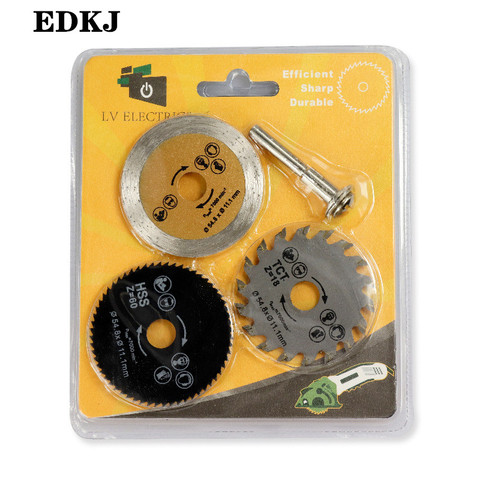 EDKJ Out diameter 54.8 mm High Quality Mini Circular Saw Blade Wood Cutting Blade ► Photo 1/5