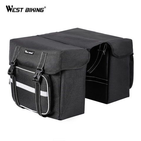 WEST BIKING Cycling Bags Bicycle Pannier Large Capacity Luggage Carrier Basket Rear Seat Rack Trunk Bags MTB Bicycle Accessories ► Photo 1/6