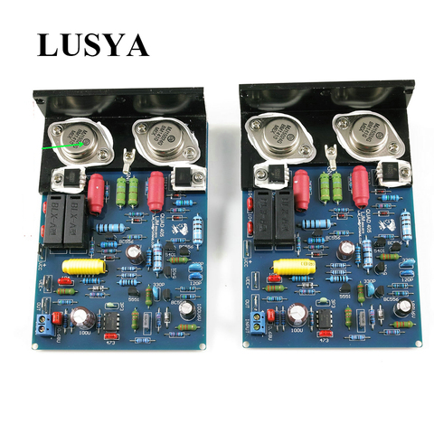 2pcs QUAD405 CLONE Audio Power Amplifier Board MJ15024 100W*2 stereo audio Amplifier DIY KIT Assembled with Angled aluminum T006 ► Photo 1/6