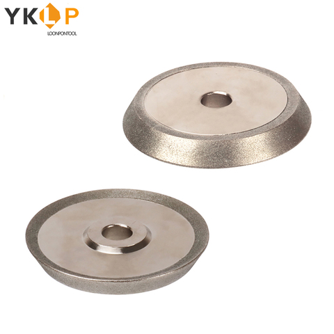 78mm Diamond Grinding Wheel Dish Grinder Circle Sharpener Disc for  Carbide Metal Tungsten Steel Milling Cutter Tool 200Grit ► Photo 1/6
