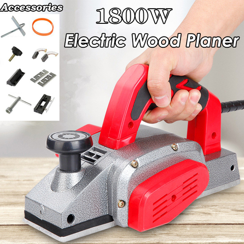 1100W/1200W/1600W Electric Planer Powerful Wooden Handheld Copper Wire Wood Planer Carpenter Woodworking DIY Power Tool Kits ► Photo 1/6