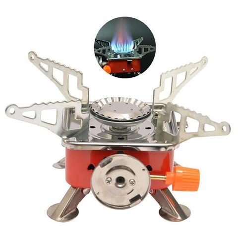 Outdoor Portable Foldable Burner Travel Camping Card Type Stove Picnic Furnace Outdoor Picnic Accessories ► Photo 1/6