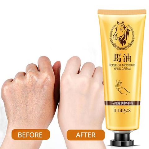 Non-greasy Horse Oil Repair Nutrition Penetration Hand Cream Anti-aging Soft Whitening Moisturizing Fragrance Hand Cream TSLM2 ► Photo 1/6
