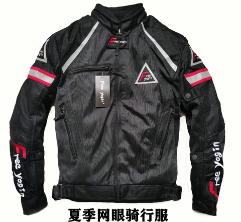 2022 new arrive Men's Motorbike Oxford mesh summer biker Jacket Motorcycle Jacket motocross Racing road Jacket ► Photo 1/4