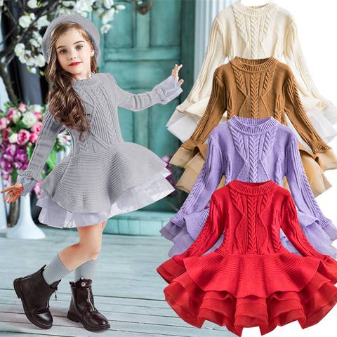 Winter Dresses Kids Girls, Children's Dresses Girl