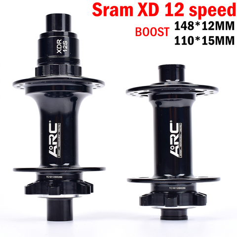 ARC MT009 Bicycle hubs 148*12 110*15MM DEORE XT M8100 M7100 M6100 BOOST hub 12 speed Hub 32H  MTB Bike MICRO SPLINE Hub XD 12S ► Photo 1/6