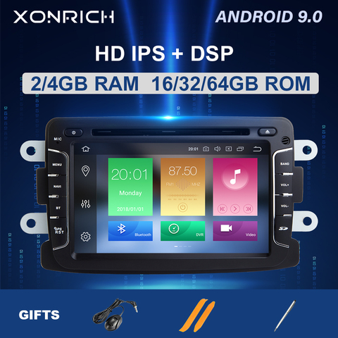 1 din android 10.0 Car radio multimedia For Dacia Lodgy Logan Duster  Sandero Renault Captur/Lada/Xray DVD gps navigation DSP 4GB - Price history  & Review, AliExpress Seller - XONRICH Official Store