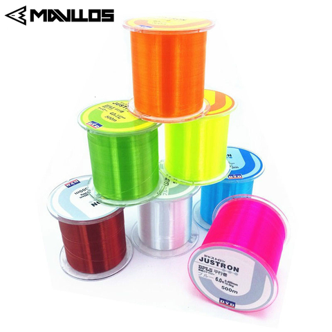 Monofilament Nylon Fishing Line 500m Floating Japan Material Thread Bulk Spool Carp Fly Fishing Nylon Line Fluorocarbon ► Photo 1/6