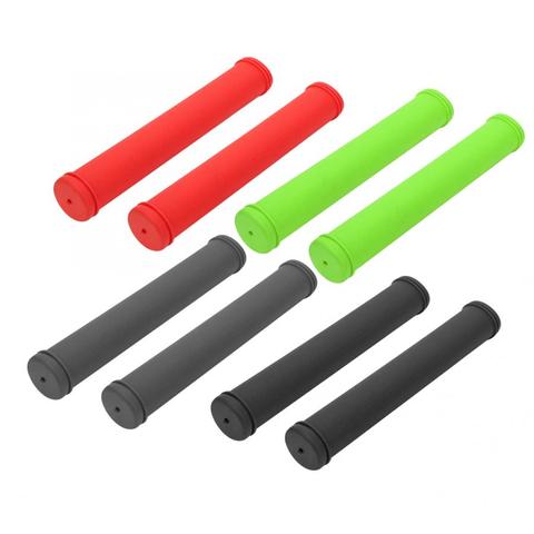 1 Pair Bicycle Grips Mountain Bike Handlebar Soft Ultralight TPE Grips Anti-skid Shock-absorbing Scooter Grips Bike Parts ► Photo 1/6