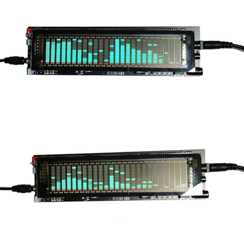 Green fluorescent music spectrum LED light audio level indicator light for car player lighting atmospheric light ► Photo 1/6