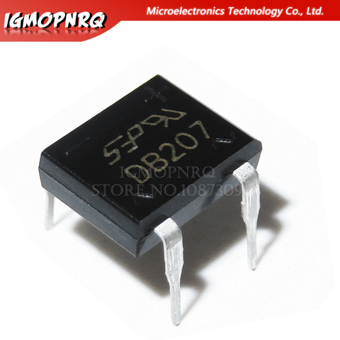 10pcs DB207 DIP-4 Bridge Rectifiers 1000V 2A new original ► Photo 1/1