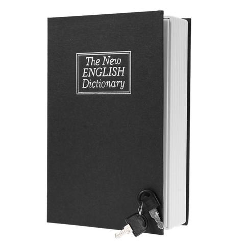 Creative English Dictionary Shape Money Saving Box Safe Book Piggy Bank with Key Cash Coins Saving Boxes ► Photo 1/6
